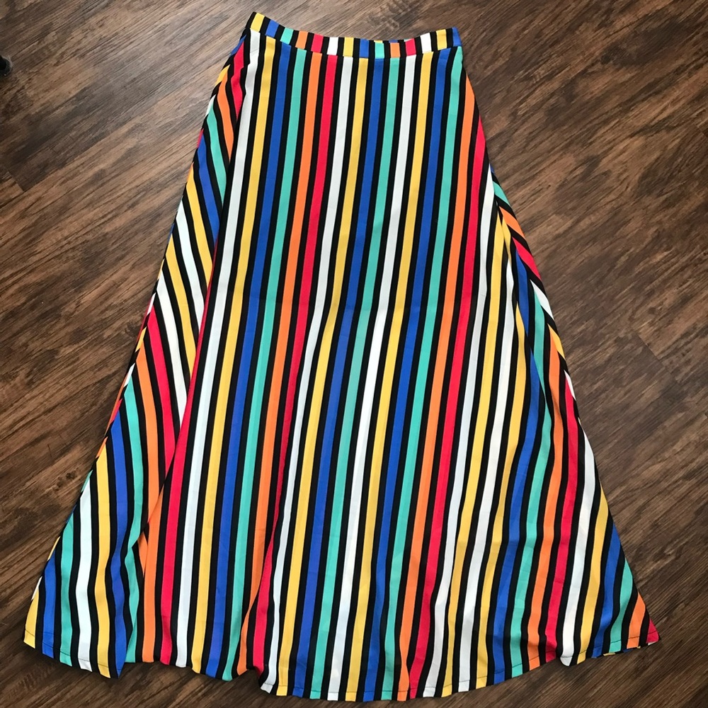 Rainbow Maxi Skirt